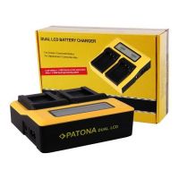 Patona Sony NPFW50 NP-FW50 Dual LCD USB akkumulátor töltő