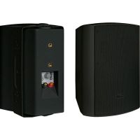 BS-1060TS/B - Falra akasztható kétutas fekete műanyag hangfal. Forgókapsolóval választható terhelhet