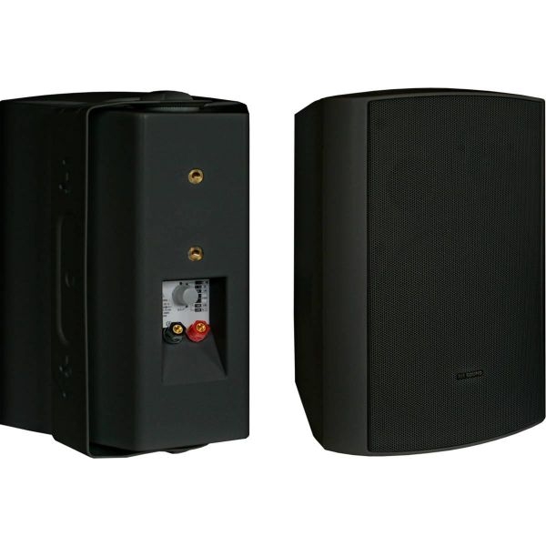 BS-1040TS/B - kétutas fekete műanyag hangfal. Körkapsolóval választható terhelhetőség : 100V/20,10,5