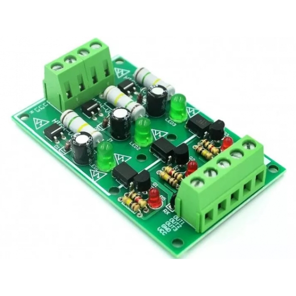 Leválasztó modul 3 bites, PLC és egyéb kisfeszültségű áramkörök számára