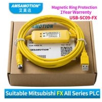 PLC programozó kábel - Mitsubishi  USB-SC09-FX  kompatibilis  FX-USB-AW immunitás FX2N / FX1N / FX0